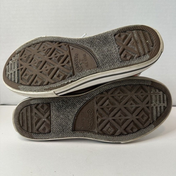 Converse All Star Chuck Taylor Dinosaurs Junior US SZ 2 Orange/Grey HighTop - Picture 8 of 13